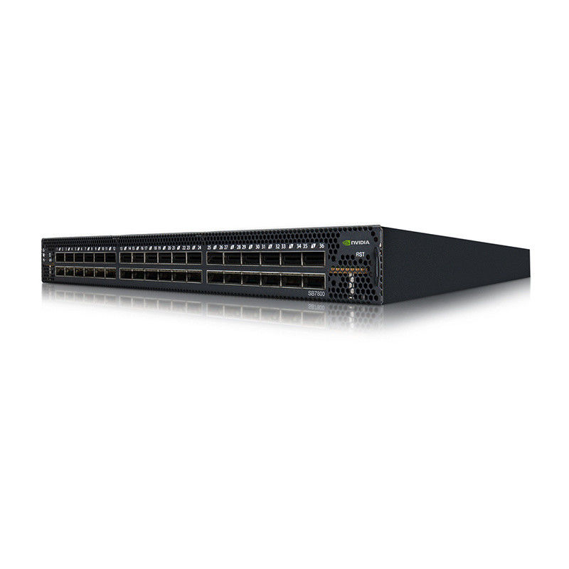 El interruptor-IB 2 de la red de MSB7800-ES2F Mellanox basó los puertos QSFP28 de EDR InfiniBand 1U 36