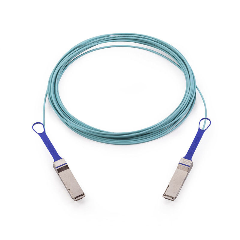 La red de cable de AOC del mellanox de MFS1S00-H030V IB 200G telegrafía el estado latente bajo de alta velocidad QSFP56 de los 30M