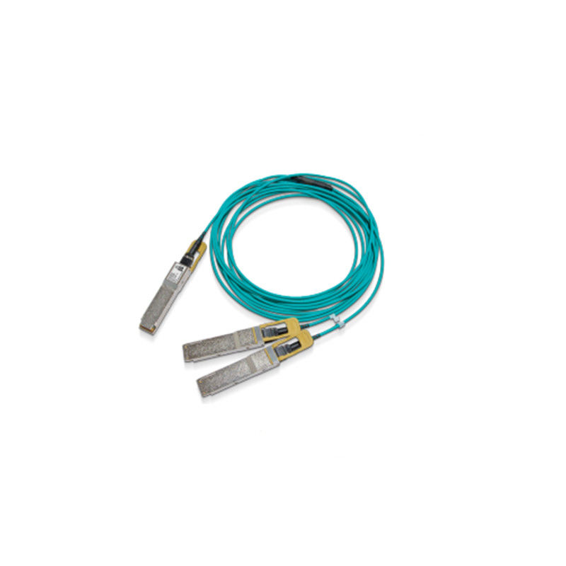 Ethernet baja 200GbE del cable del divisor del cable MFS1S50-H005V de Mellanox AOC del estado latente a 2x100GbE los 5m