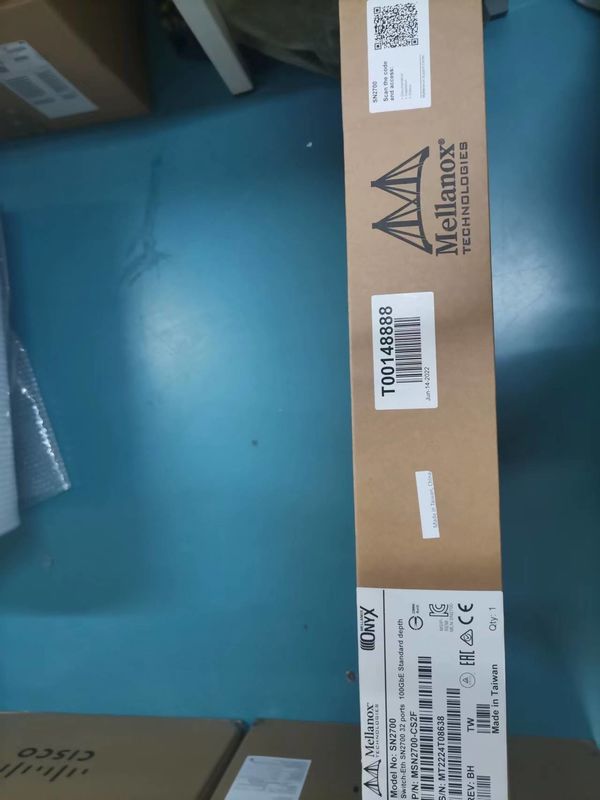 El espectro del interruptor de red de MSN2700-CS2F Mellanox basó el interruptor abierto de Ethernet de 25GbE/100GbE 1U