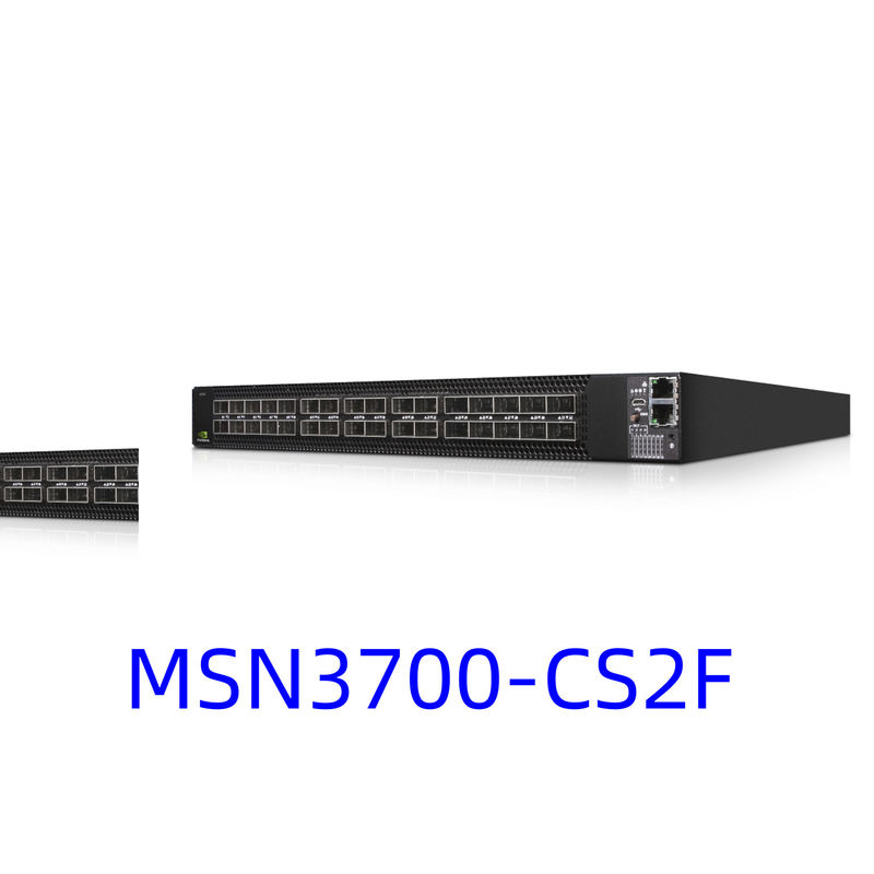 MSN3700-CS2F Spectrum-2 basó 100GbE 1U abre el interruptor de red del mellanox con ónix 32 puertos QSFP28