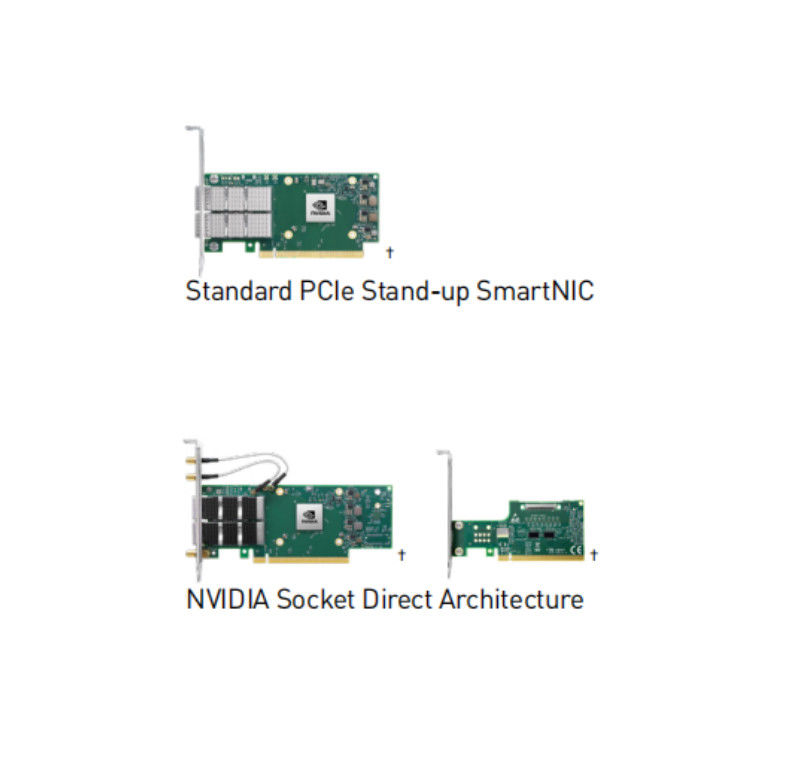 Mellanox ConnectX-6 VPI Single Port HDR 200Gb/s Tarjeta de adaptador InfiniBand y Ethernet, PCIe 3.0/4.0 x16