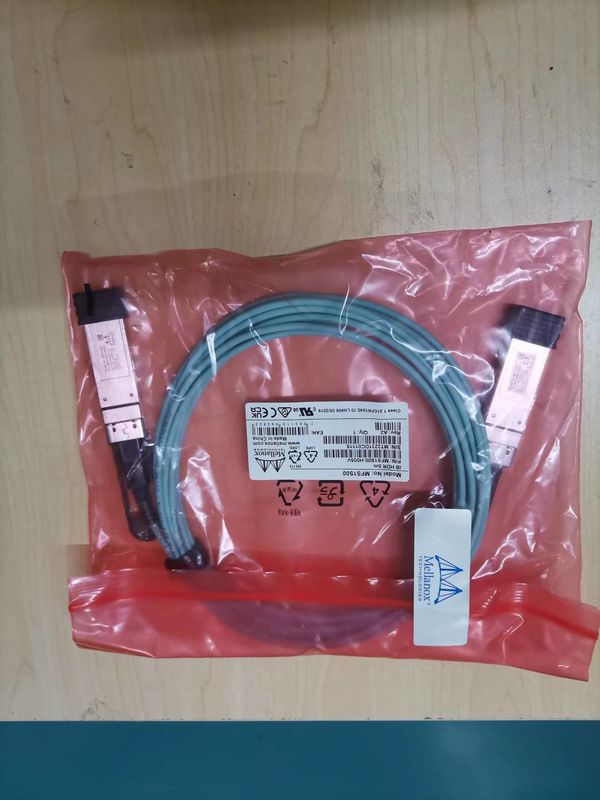Cable óptico activo de MFS1S00-H005V AOC hasta 200Gb/S IB HDR QSFP56 los 5m