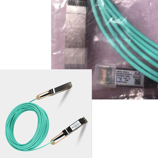 20 metros de cable activo 200Gb/S VPI IB HDR y 200GbE QSFP56 MFS1S00-H020V de la fibra