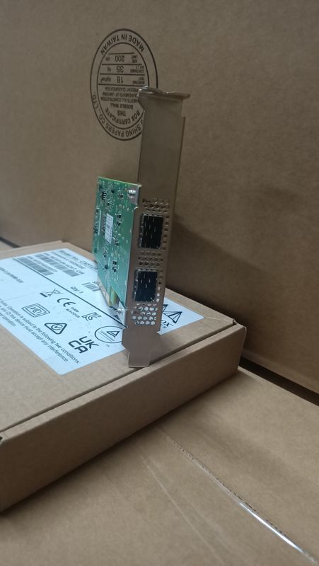 Tarjeta PCIe del adaptador del EN del puerto dual 10 25gbe Sfp28 de MCX512A-ACAT Mellanox Connectx 5 3,0 X8