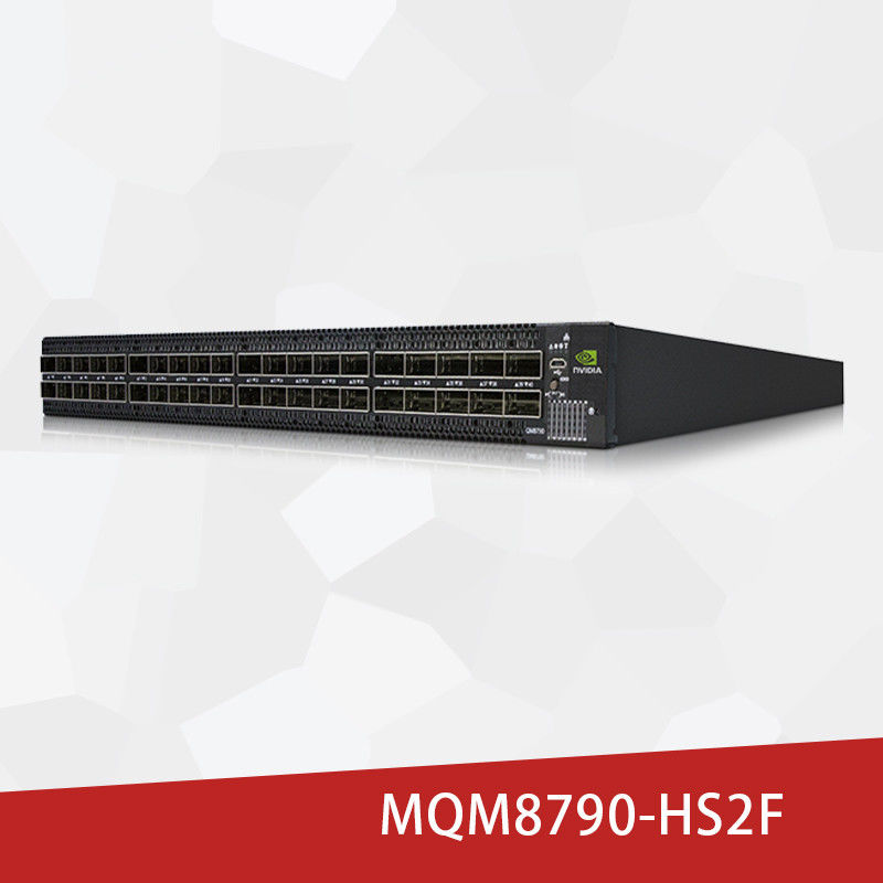 MQM8790-HS2F Mellanox Switch 40 puertos sin bloqueo HDR administrado externamente 200Gb/S InfiniBand inteligente