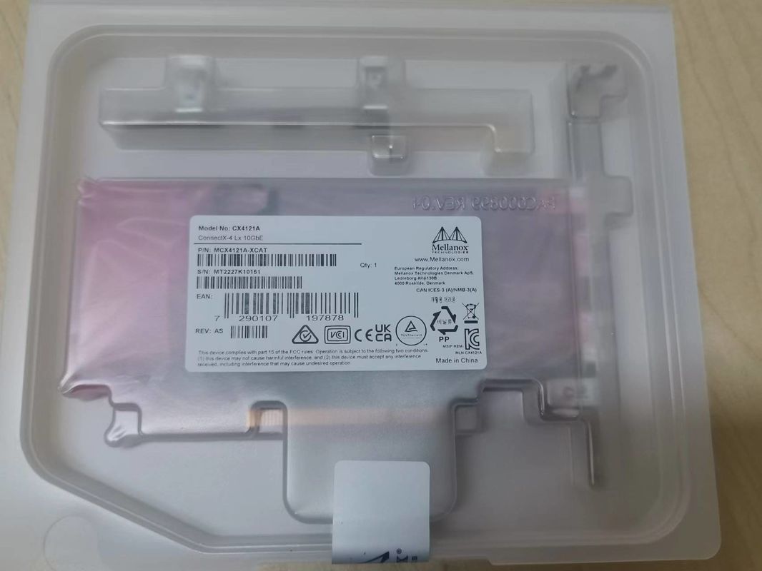 MCX4121A-ACAT ConnectX®-4 Lx EN Nic Tarjeta de interfaz de red 25GbE con doble puerto SFP28
