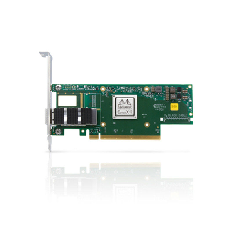 ConectX 6 Adaptador de puerto doble Tarjeta Mellanox que admite 100Gb/S MCX653105A-ECAT