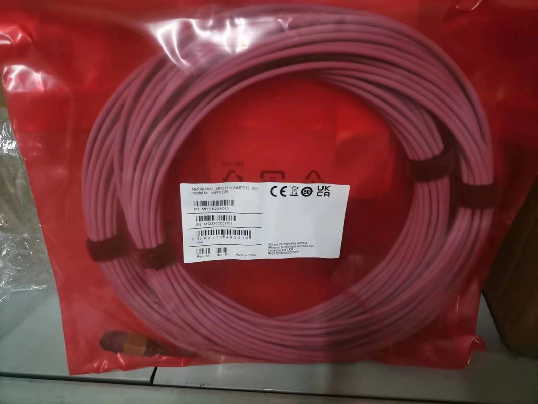 Cable DAC Mellanox MCA4J80-N005 Cable de cobre activo IB Twin Port NDR 800Gb/s OSFP 5 metros