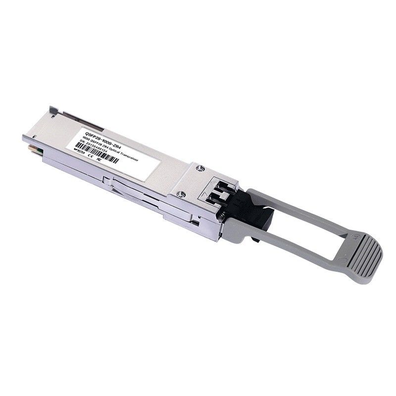 100G QSFP28 ZR4 LC Transceptor óptico dúplex 80km SFP28 LR4 103Gbps Transceptor EML LAN-WDM con diagnóstico digital