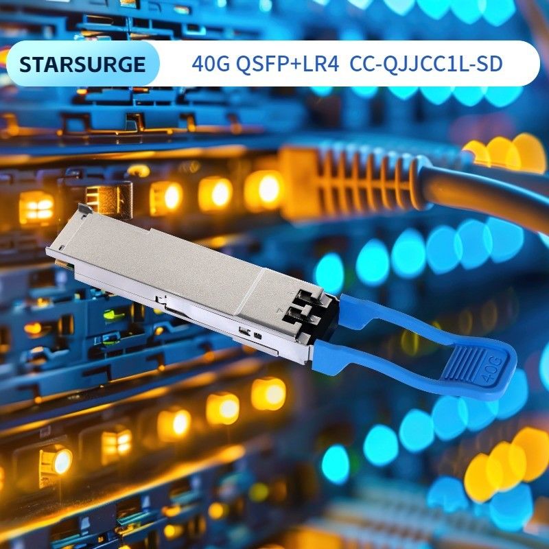 40Gb/s Módulo óptico multimodo QSFP BIDI 850/908nm Transceptor óptico red IP LC dúplex hasta 70m sobre OM3 100m sobre OM4