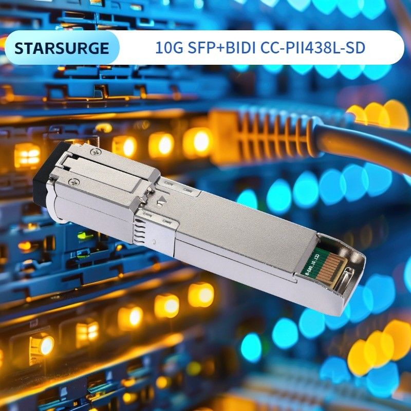 Soluciones de red sin fisuras con módulo de transceptor óptico bidireccional SFP de 10 Gb/s y OTU2/OTU2e con alcance de hasta 80 km