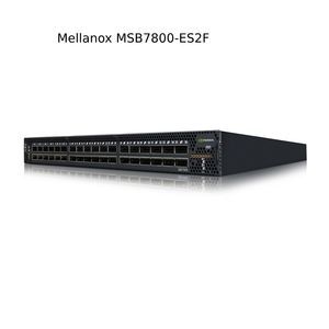 Tasa de transmisión de 100 Mbps Mellanox Msb7800-Es2f Interruptor de banda ancha 36 Qsfp28 Puertos 40 Puertos sin bloqueo 1u Interruptor de tamaño Ib