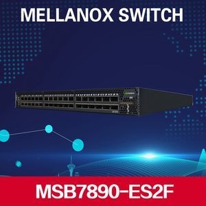 Mellanox Nvidia Msb7890-Es2f Infiniband Smart Switch-Ib 2 EDR 1u 36 Puerto Qsfp28 100 gbs Sb7890 Switch de red 35X25X20 cm