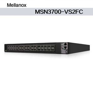 Switch Mellanox MSN3700-Vs2FC basado en Nvidia de 1u Open Ethernet con velocidad de transmisión de 200 Gb, tamaño 43.6*433.2*590.6 mm