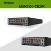 Switch Nvidia Spectrum 100gbe de 1u con Cumulus Linux 16 Puertos Qsfp28 2 Fuentes de alimentación de CA X86 de 2 núcleos de profundidad corta C2p Flujo de aire Velocidad máxima 1g