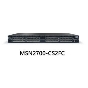 Compacto y potente 100gbe 1u Switch W/Cumulus Linux MSN2700-CS2FC Espectro de Nvidia para aplicaciones con mucha información
