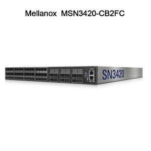 Tecnología Eth 48 SFP28 12 Qsfp28 Puertos Ethernet Switch MSN3420-CB2FC con velocidad de transmisión de 25 y 100 g