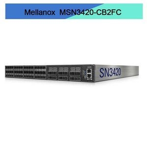 Solución de red MSN3420-CB2FC Ethernet Switch 48 puertos SFP28 12 Qsfp28 para transferencia rápida de datos