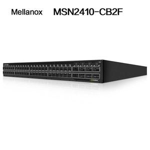Interruptor Mellanox MSN2410-CB2f de 25g de velocidad máxima con 48 puertos SFP28 y 8 puertos QSFP28 X86 2 fuentes de alimentación 43.6*433.2*590.6 mm