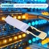Qsfp56 Sr4 200gb base-Sr4 850nm 100m Dom MPO-12/Upc Mmf Qsfp56-200g-Sr4 200g Sr4 módulo de transceptor óptico