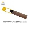 Precio Negociable Stock Alta velocidad 100g Qsfp28 100m Sr4 módulo de transceptor para redes confiables