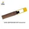Precio Negociable Stock Alta velocidad 100g Qsfp28 Bidi Sr Transceptor Transceptor módulo para redes confiables