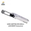 Precio Negociable Stock Alta Velocidad 100g Qsfp28 Zr4 80km Módulo Transceptor para Redes Confiables