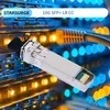 Módulo transceptor SFP+ de alto rendimiento de 10 g para red de 10 km de modo único Fibra enchufable caliente con bajo consumo de energía RoHS