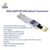 Transceptor Qsfp-Dd Sr8 confiable de 400 g para centros de datos Gran cantidad de productos al contado