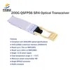 Módulo transceptor óptico Qsfp56 Sr4 de 200g de alta velocidad para centros de datos Soporte técnico