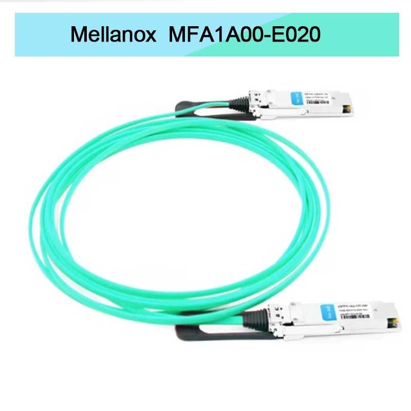 Nvidia Mfa1a00-Xxxx 100GB/S Qsfp28 Mmf Cable óptico activo Mfa1a00-E020 Cable de fibra activa Ib EDR 100GB/S