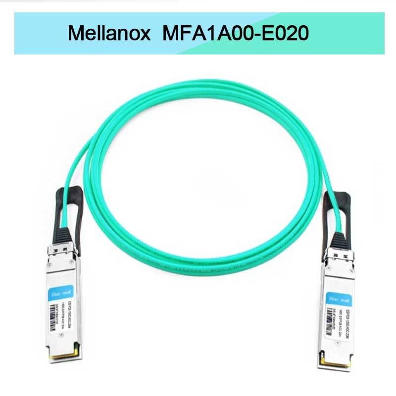 Nvidia Mfa1a00-Xxxx 100GB/S Qsfp28 Mmf Cable óptico activo Mfa1a00-E020 Cable de fibra activa Ib EDR 100GB/S
