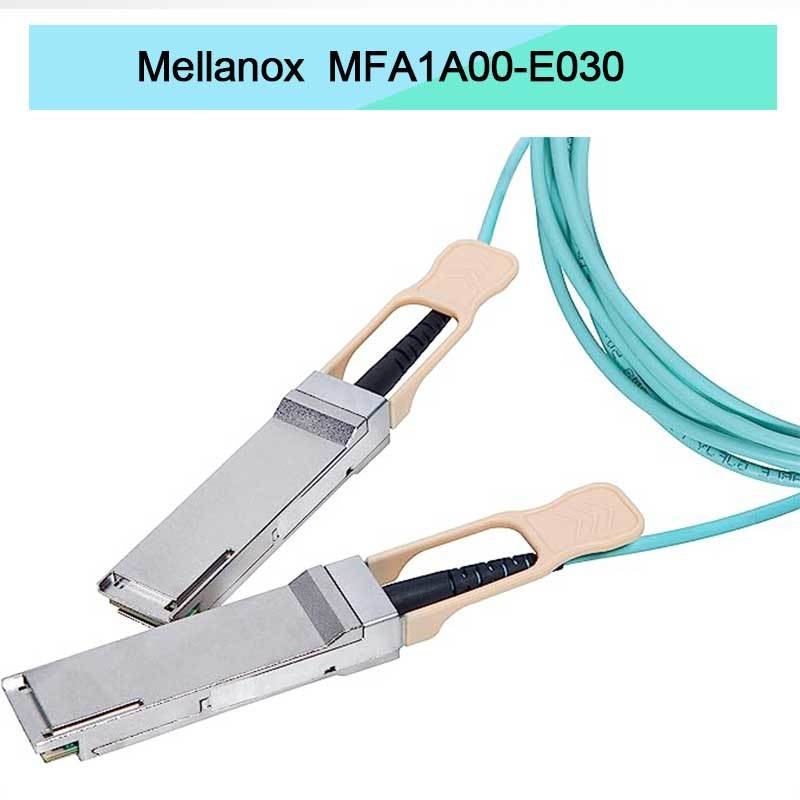 Cable AOC QSFP Mellanox MFA1A00-E030 basado en VCSEL, IB EDR hasta 100 Gb/s