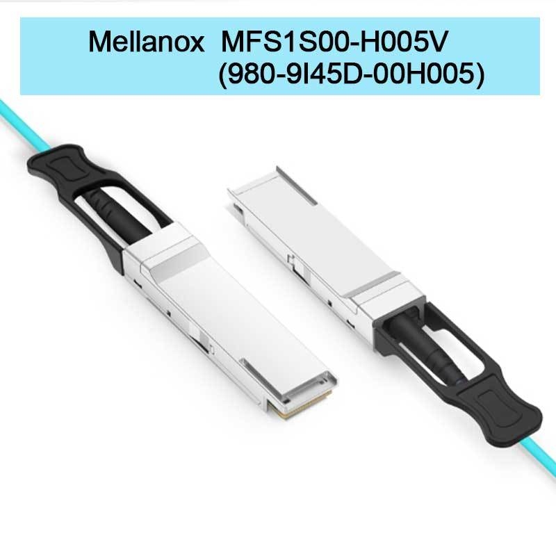 MFS1S00-H005V(980-9I45D-00H005) Cable Óptico Activo AOC Hasta 200Gb/S IB HDR QSFP56 5m