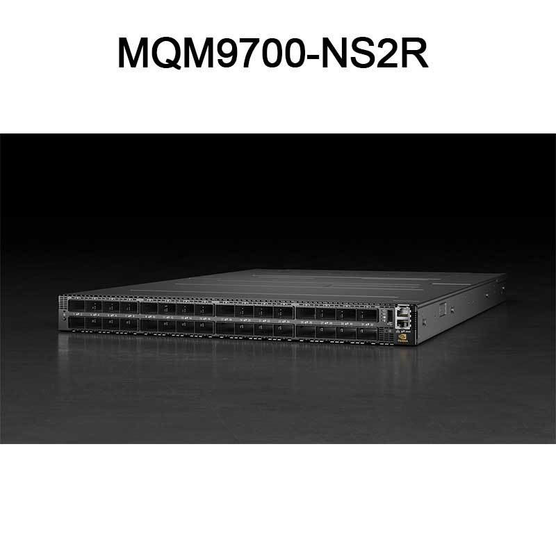 Interruptor Infiniband Ndr Max Speed 400gbps Mqm9700-Ns2r 920-9B210-00RN-0M2 Perfecto para las necesidades del cliente por Nvidia Qm9700 1u