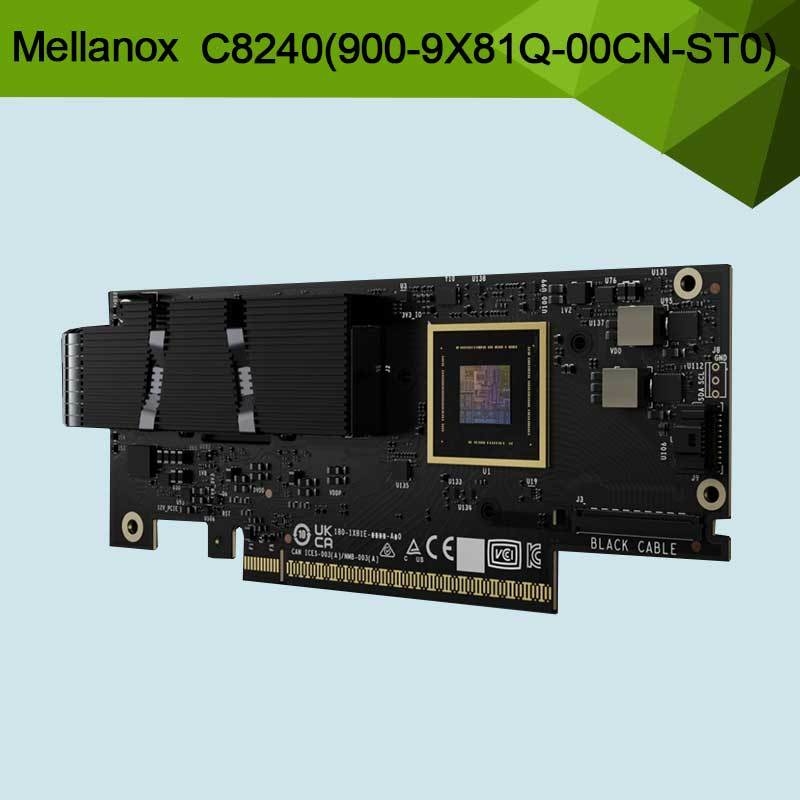 Nvidia Connectx-8 Supernic de doble puerto Qsfp112 Infiniband: Ndr Ib (Predeterminado) Ethernet: 400gbe C8240 900-9X81q-00cn-St0