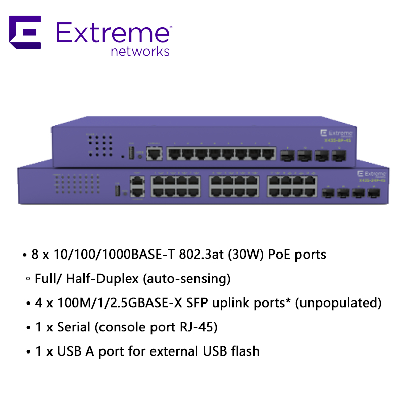Interruptor de red Mellanox de alto rendimiento Extremo X435-8p-4s Interruptor de red para conectividad rápida