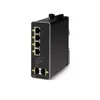 Interruptor de red Ethernet industrial IE-1000-4P2S-LM con el mejor precio, con 4 puertos PoE+ de cobre FE y 2 enlaces ascendentes SFP GE