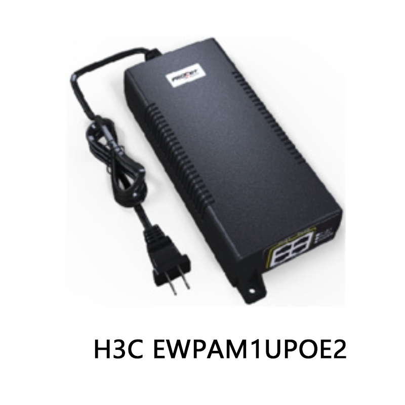 H3c Ewpam1upoe2 60 puertos 55W-1V-1.1A-DC Adaptador de energía de red > 200Mbps Cartón