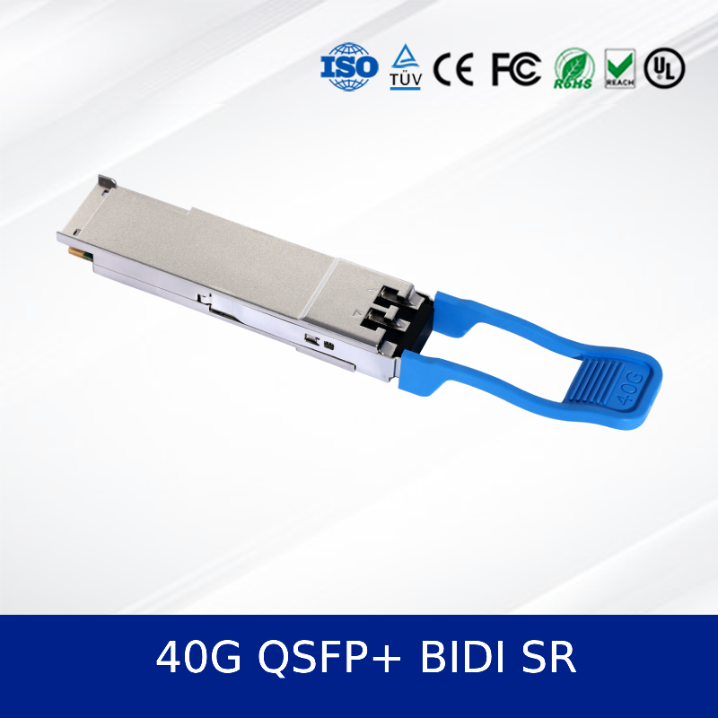 Ethernet de alto rendimiento 40g Qsfp+ Bidi 850/908nm 40G QSFP+ BIDI SR Modulo de transmisor óptico Qsfp+ Bidi