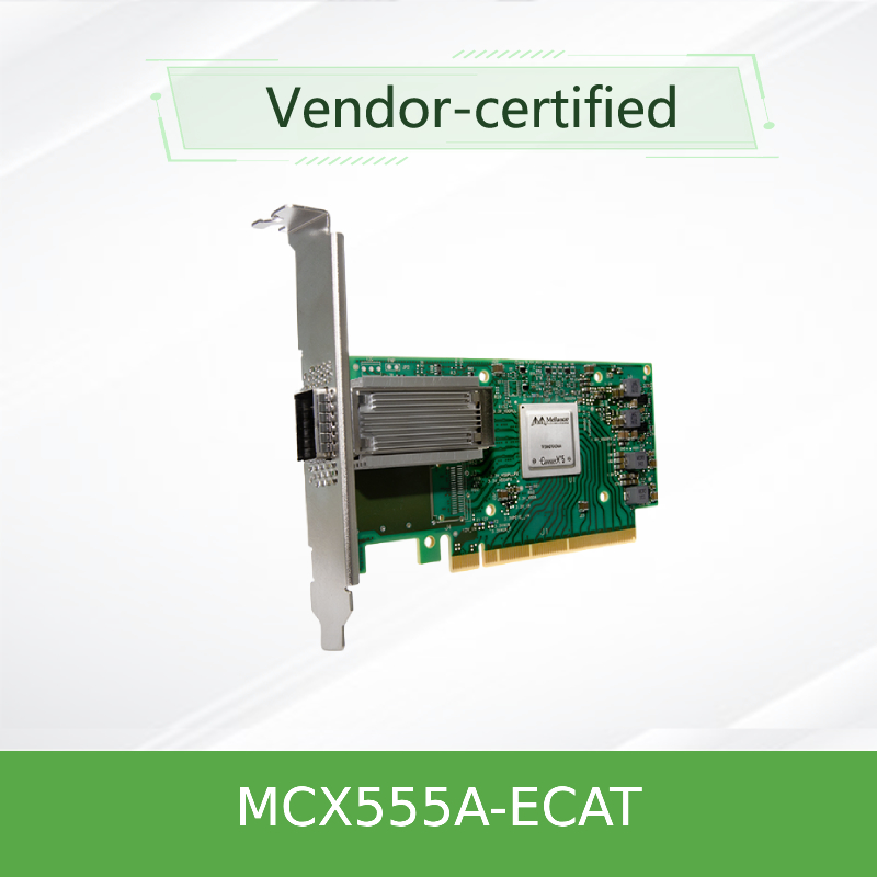 Tarjeta de red de Mellanox VPI Mellanox 100gbe Nic Adapter Card MCX555A-ECAT ConnectX-5 EDR 100GbE