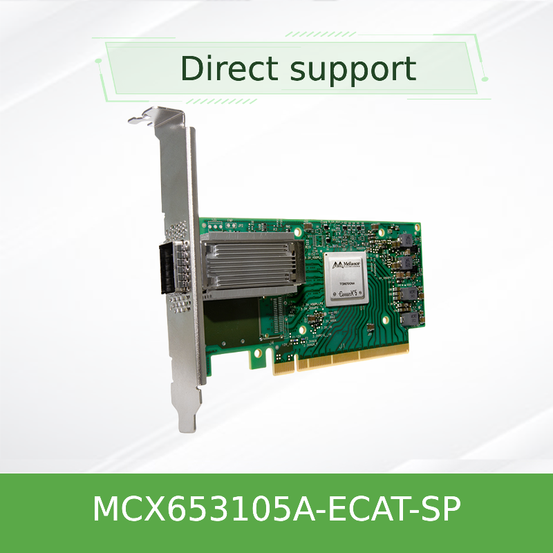 tarjeta de red de 10gb Mellanox MCX653105A-ECAT-SP MCX653106A-ECAT