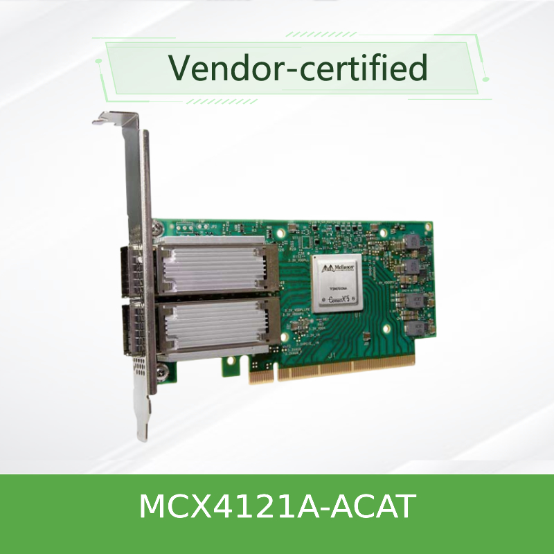 MCX4121A-ACAT ConnectX®-4 Lx EN Nic Tarjeta de interfaz de red 25GbE con doble puerto SFP28