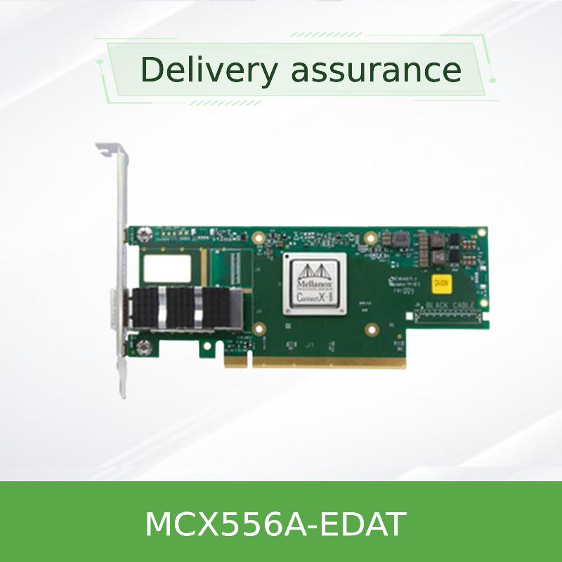 NIC MCX556A-EDAT ConnectX-5 QSFP28 de Mellanox 100gbe de la tarjeta del adaptador de red de EDR/100GbE VPI