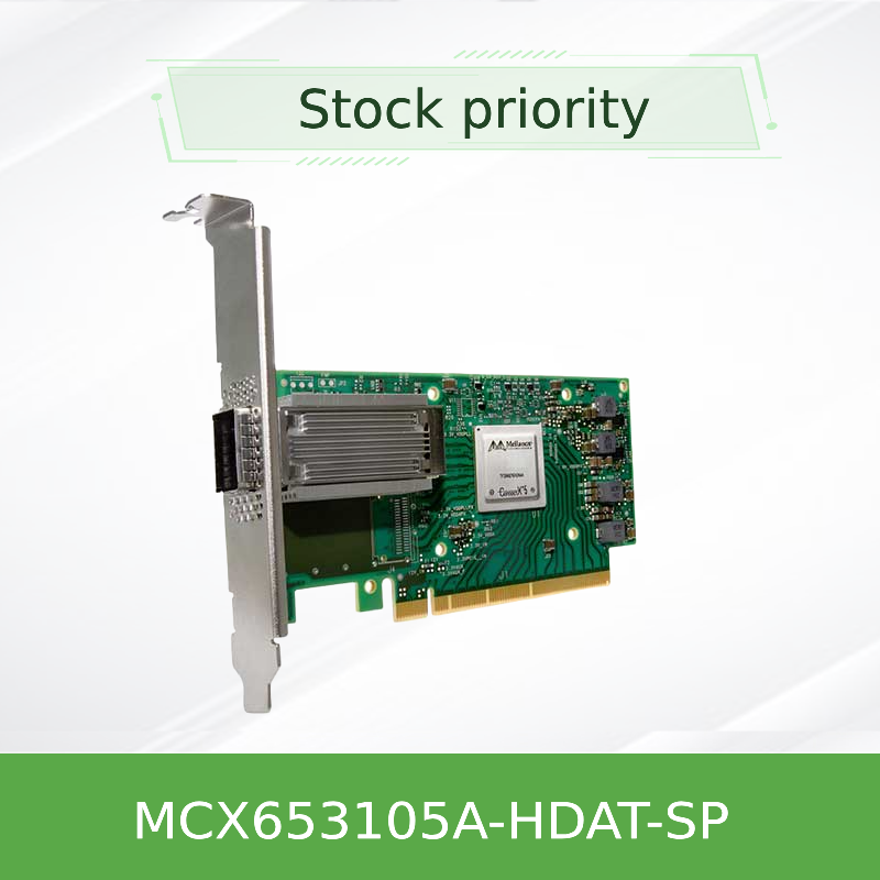 Mellanox ConnectX-6 MCX653105A-HDAT-SP VPI Puerto único HDR 200Gb/s Tarjeta de adaptador InfiniBand y Ethernet, PCIe 3.0/4.0 x16