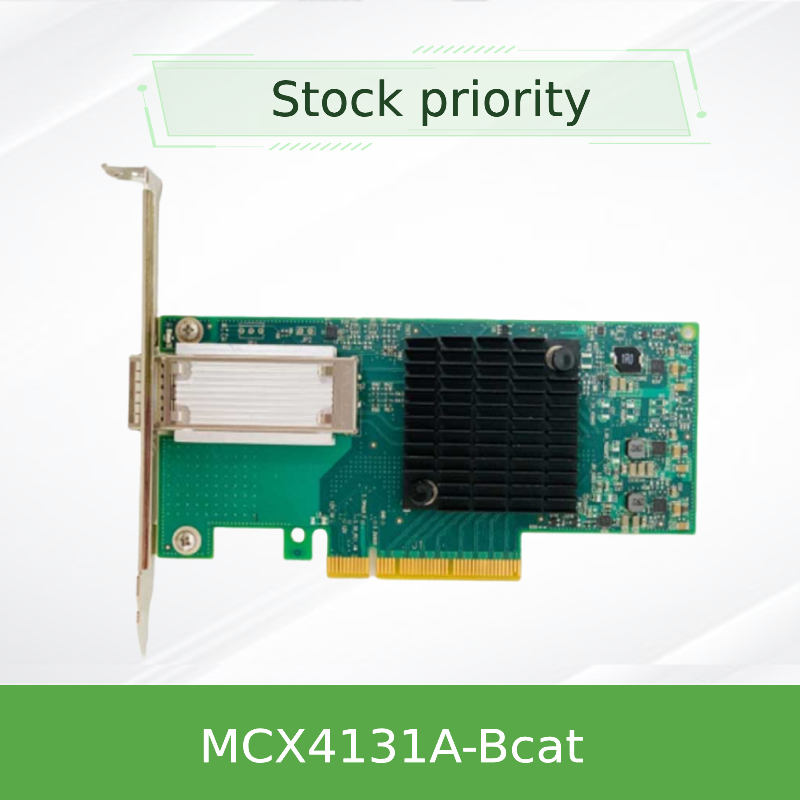 Tarjeta de red Mellanox Nueva Original Adaptador Nvidia MCX4131A-Bcat Connectx-4 Infiniband
