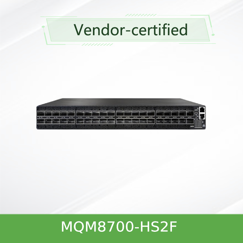 MQM8700-HS2F(920-9B110-00FH-0MD)  Conmutador de red Quantum Mellanox Hdr 40 puertos 200 Gbit/s 40 puertos Infiniband