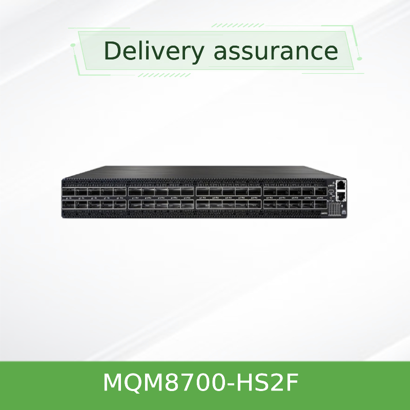 Switch Infiniband HDR de red gestionada Mellanox 200gb Switch MQM8700 40 puertos MQM8700-HS2F (920-9B110-00FH-0MD)