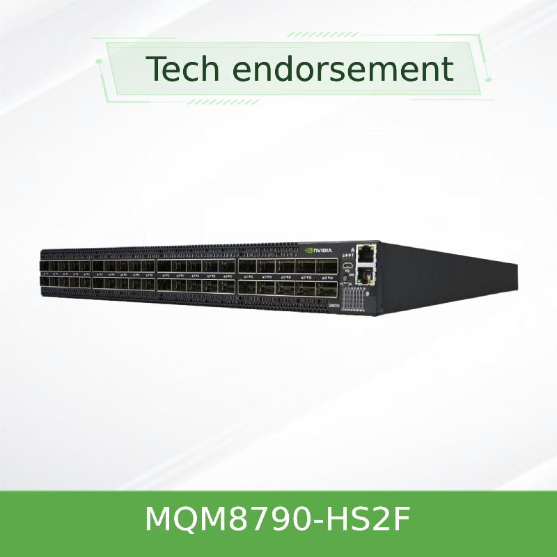 Puerto del interruptor de red de MQM8790-HS2F Mellanox 40 no que bloquea HDR manejado 200Gb/S